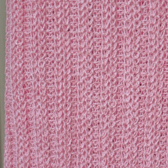 Camila Coehlo Pink Knit Midi Skirt Cleo Girly Bubblegum Sheer Open Knit Pull On - Picture 8 of 11